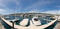 The panoramic view of the port at Wharf Terraces, Woolloomooloo.
